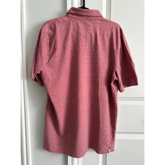 Johnnie-O Heathered Hangin' Out Polo Size: L Color: Nantucket - Picture 3 of 6